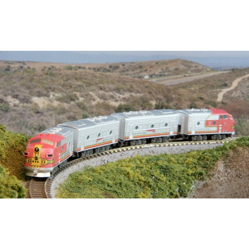 7297642 Z Shorty EMD F7 ATSF 2 Car set