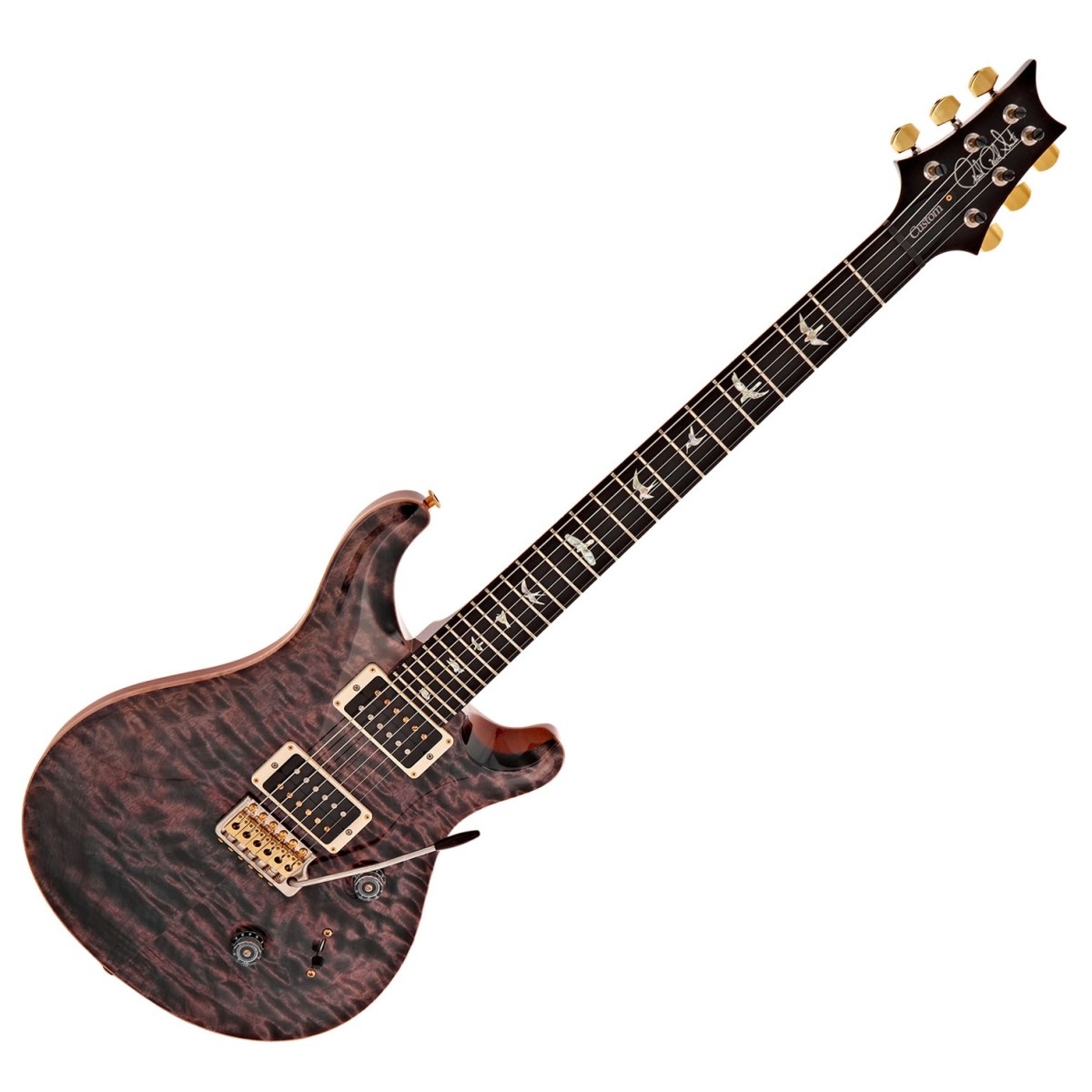 Paul Reed Smith PRS Custom 24 10 Top Ebony Fingerboard Quilt Purple Iris