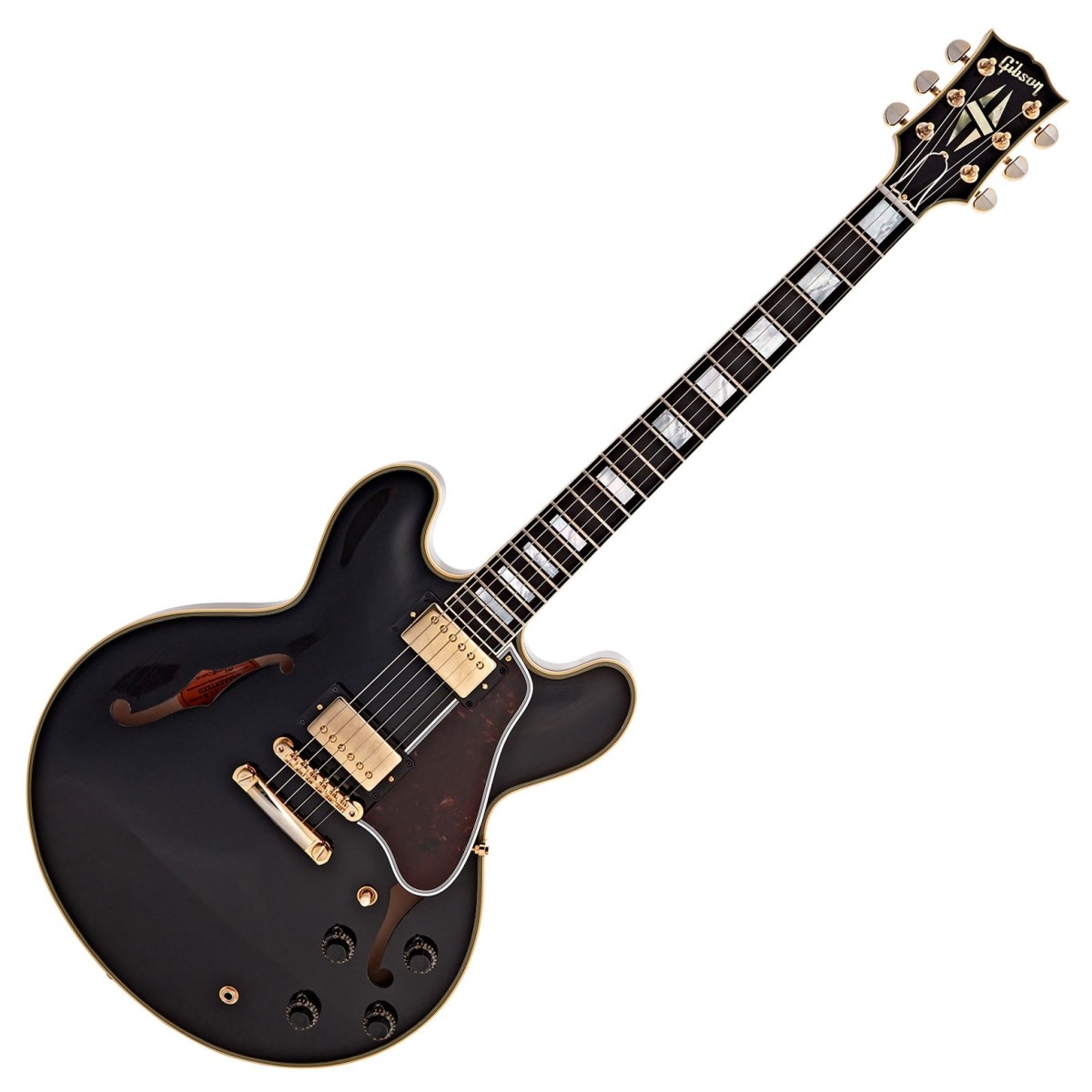 Gibson Custom Shop Gibson Custom 1959 ES-355 Reissue Stop Bar Ultra Light Aged Ebony #A921462