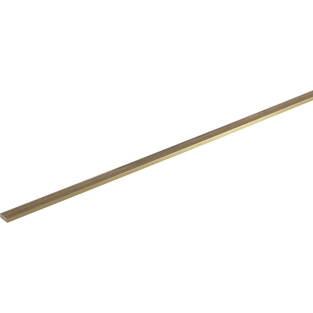 Reely Messing Plat Profiel (l x b x h) 500 x 10 x 8 mm 1 stuk(s)
