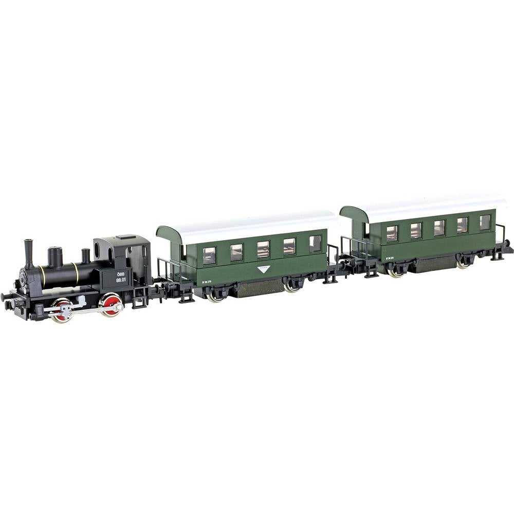 KATO K105003 N 3-delig Stoomlocomotief BR 88 museumtrein van de ÖBB