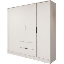 Meubella Kledingkast Kellan - Beige - 206 cm