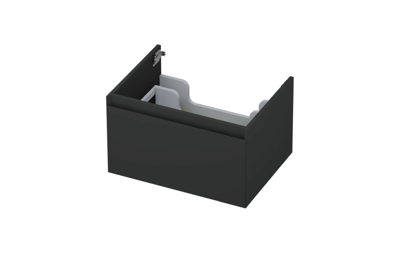 INK Onderkast  1 lade greeploos gelakt 45gr 60 cm x 45 cm x 35 cm Mat antraciet 1240101