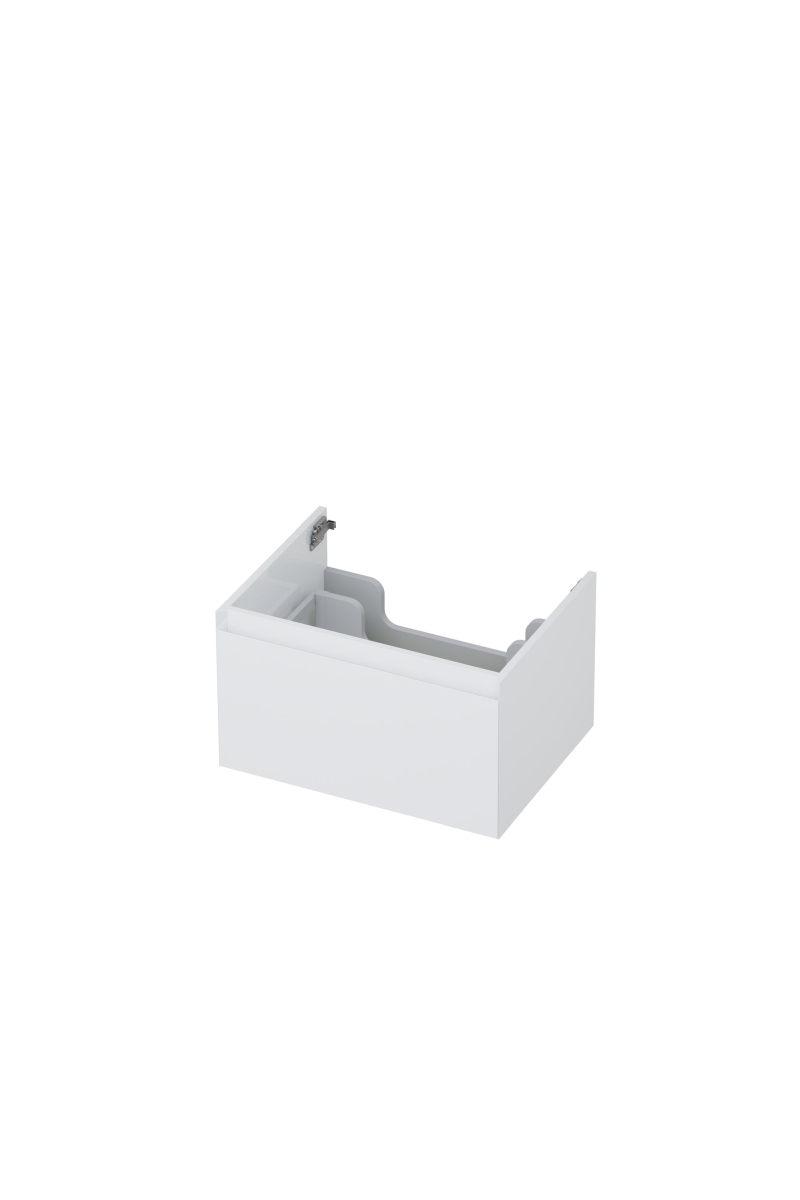 INK Onderkast  1 lade greeploos gelakt 45gr 60 cm x 45 cm x 35 cm Hoogglans wit 1240102