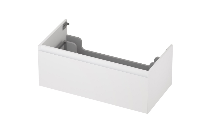 INK Onderkast  1 lade greeploos gelakt 45gr 70 cm x 45 cm x 35 cm Mat wit 1240110