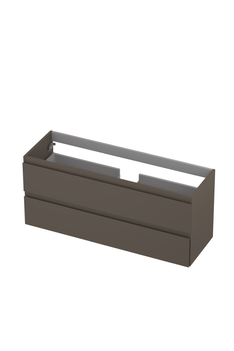 INK Onderkast  2 laden greeploos gelakt 120 cm x 40 cm x 52 cm Mat taupe 1241035