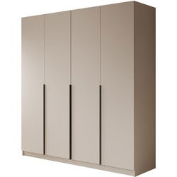 Meubella Kledingkast Sabre - Beige - 200 cm