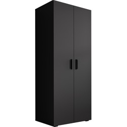 Meubella Kledingkast Brussel - Antraciet - 74 cm