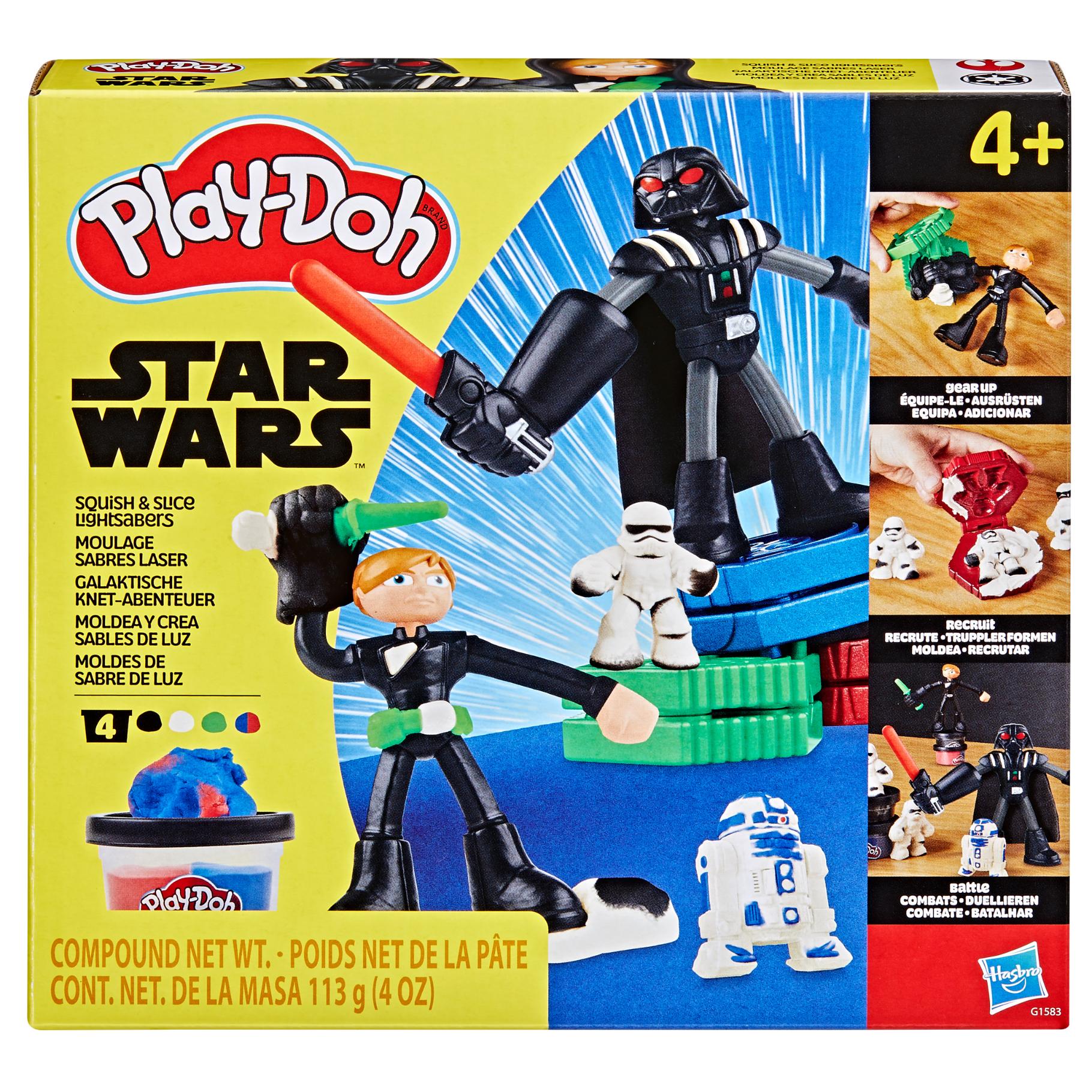 Top1Toys Play-Doh Star Wars pletten en hakken lightsabers
