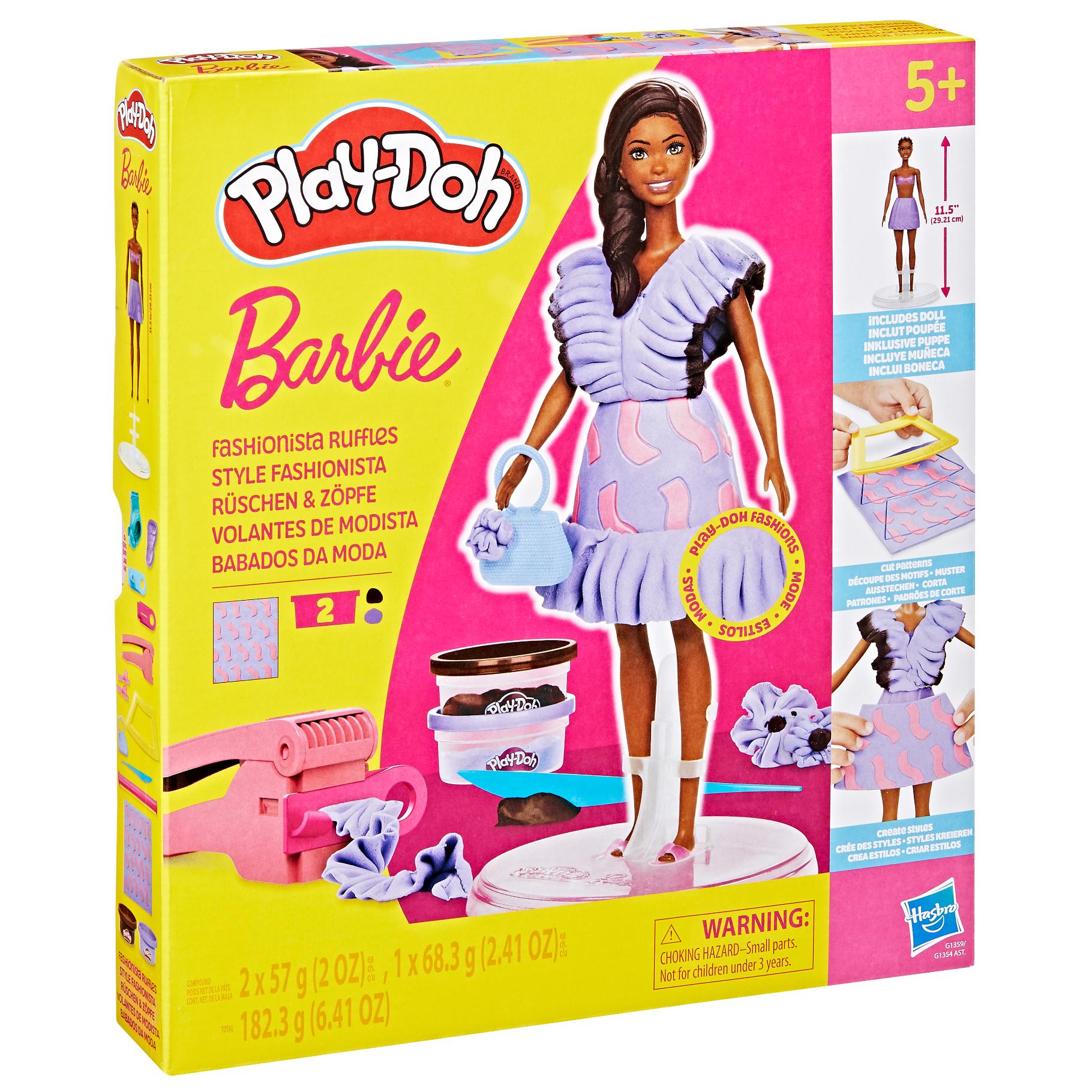 Top1Toys Play-Doh Barbie fashionista ruffles