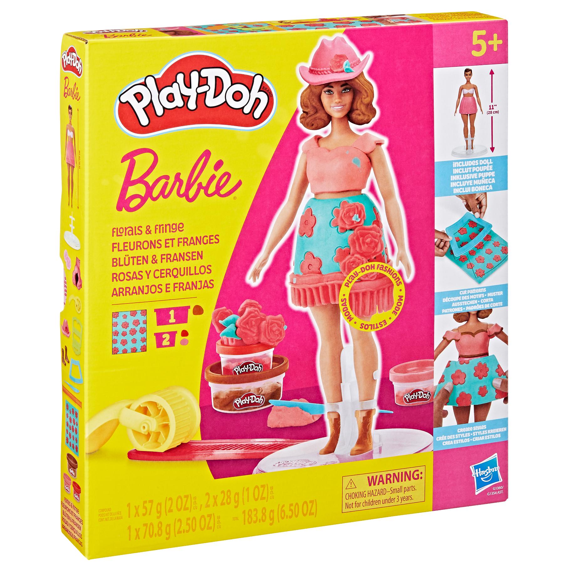 Top1Toys Play-Doh Barbie florals and fringe