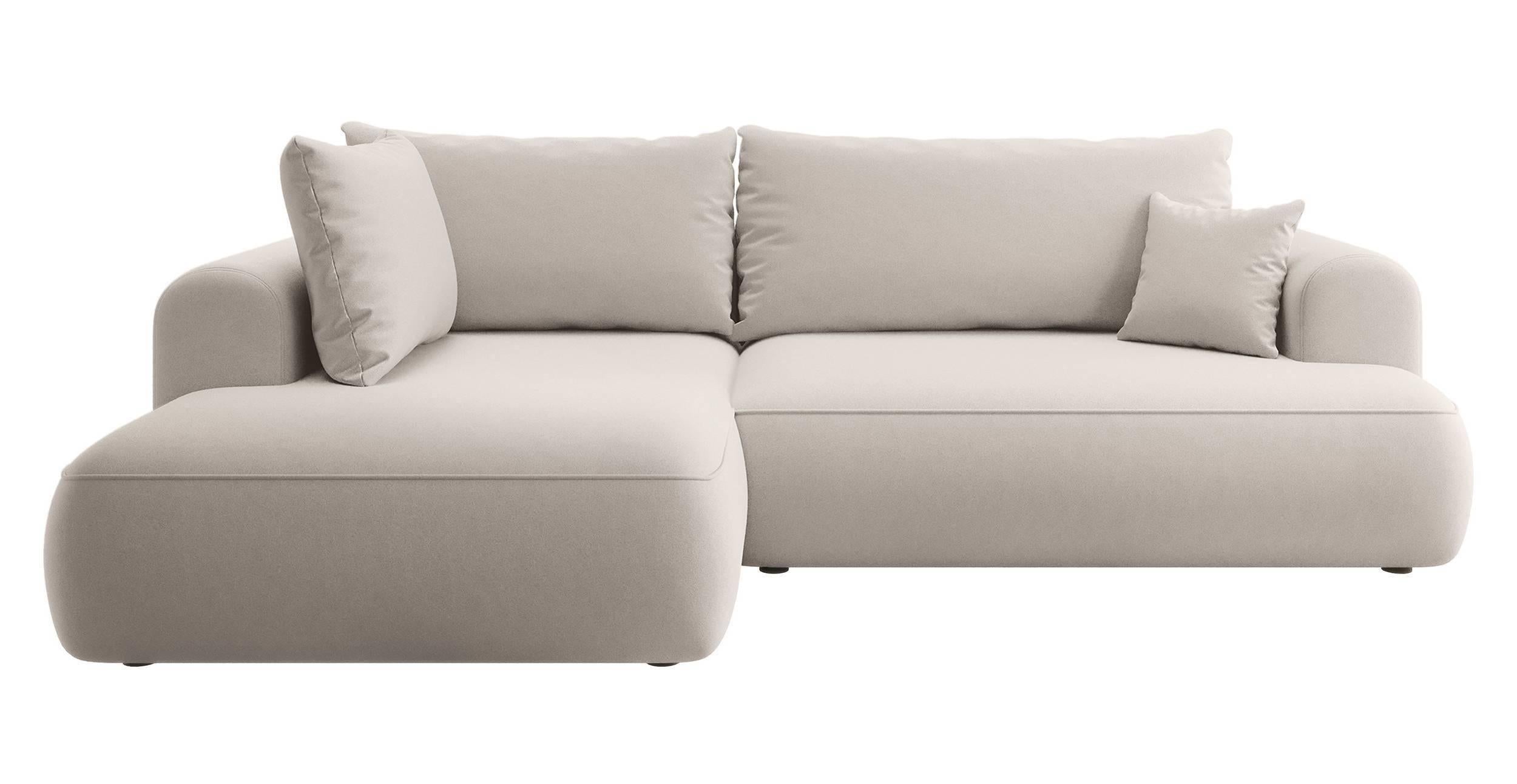 NADUVI Collection Hoekbank Philipa links velvet met slaapfunctie | 