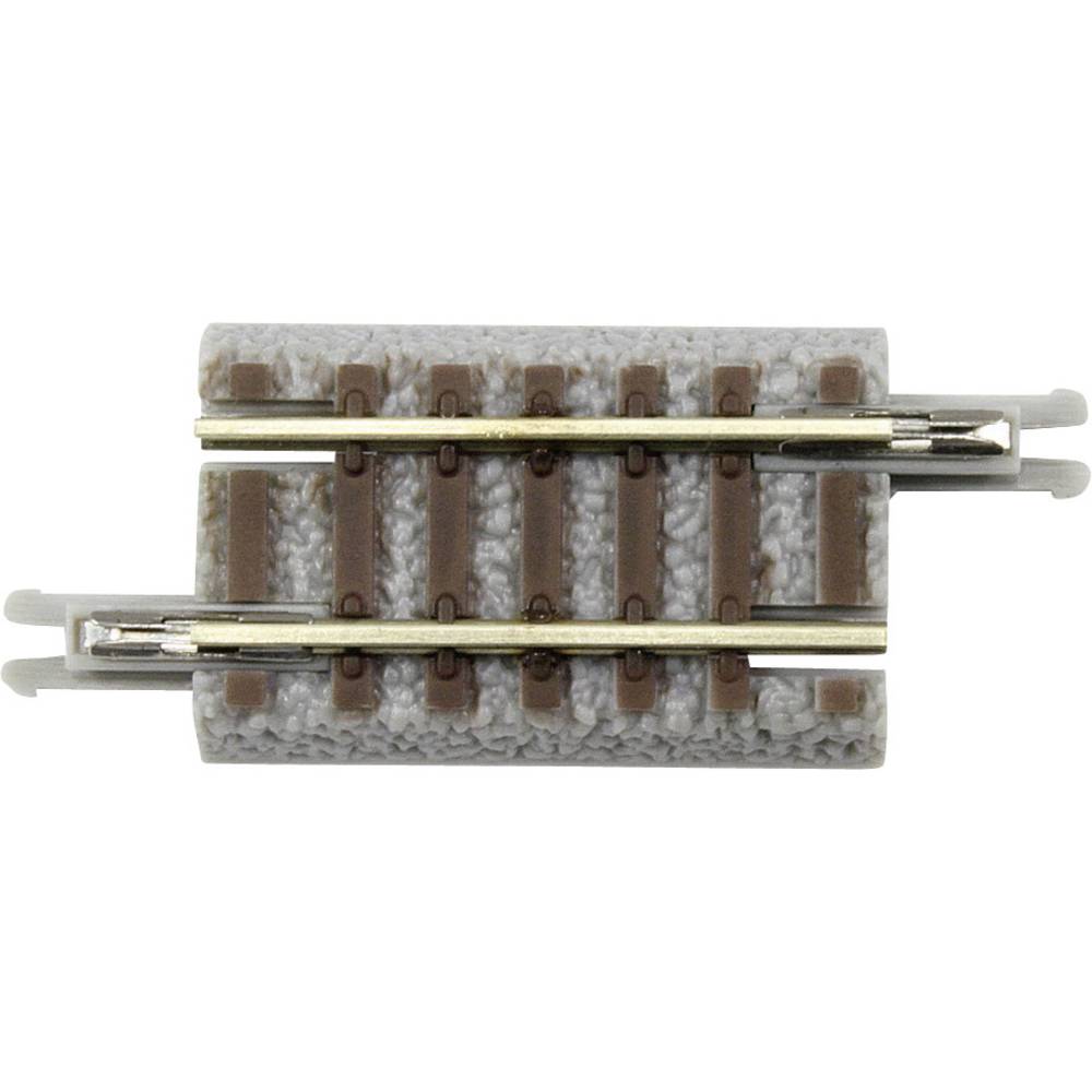 Rokuhan Z  rails (met ballastbed) 7297030 Rechte rails 25 mm 4 stuk(s)