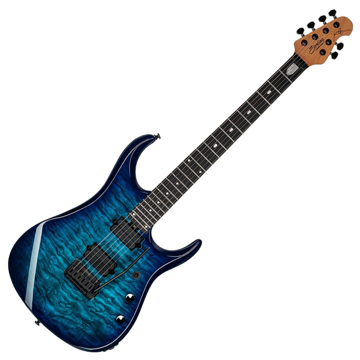 Sterling by Music Man Sterling John Petrucci JP150D Quilted Maple Cerulean Paradise