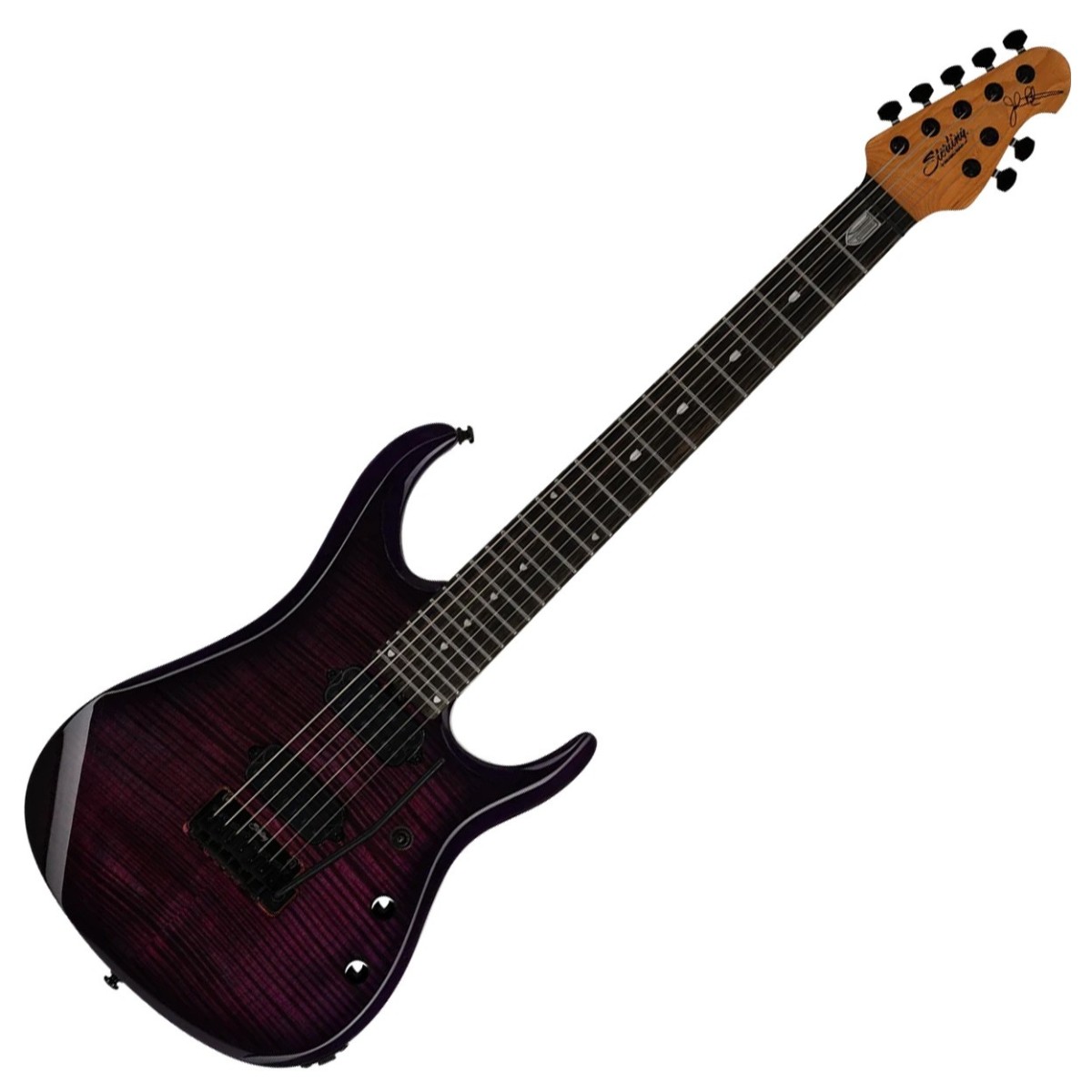 Sterling by Music Man Sterling John Petrucci JP157D Flame Maple Purple Nebula