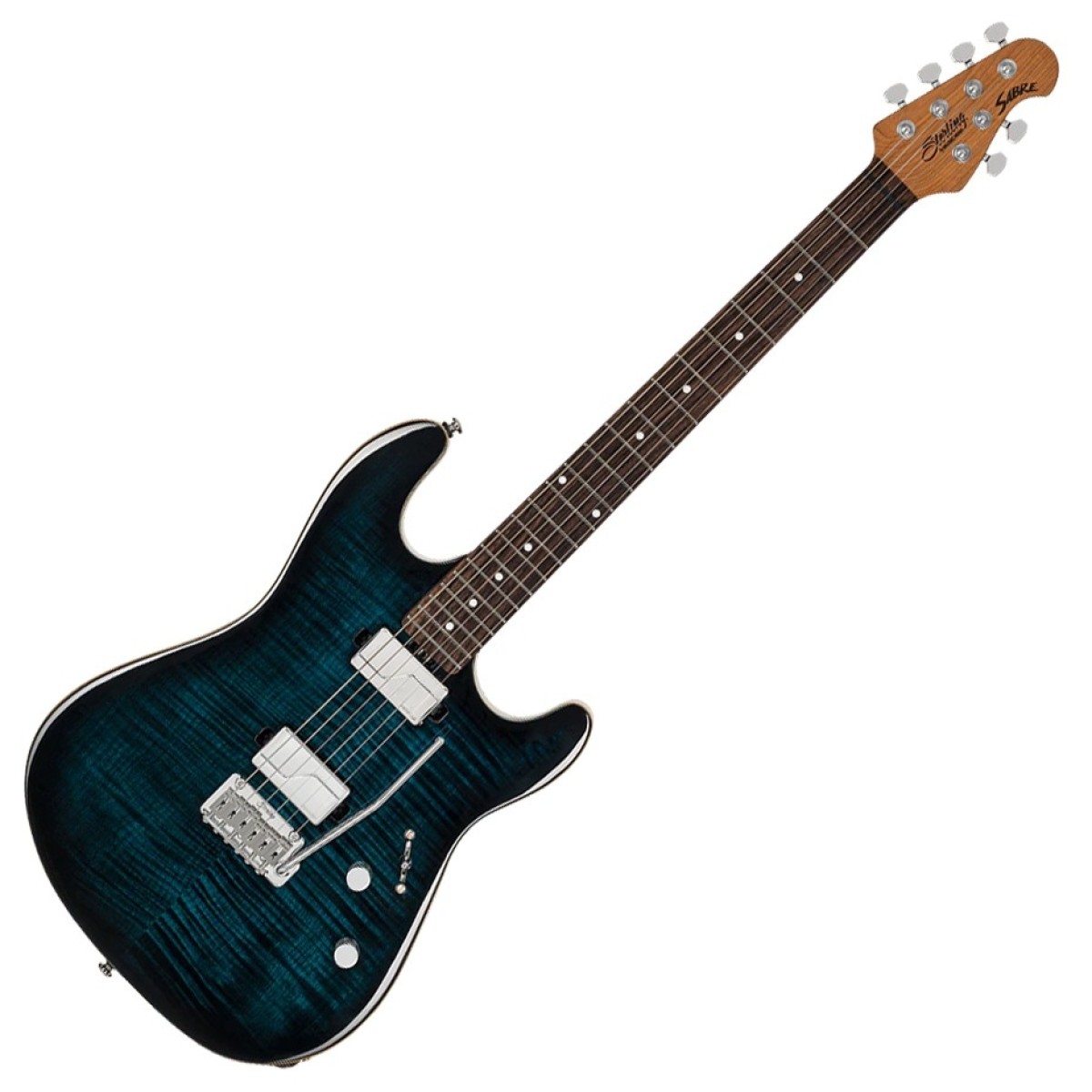 Sterling by Music Man Sterling Sabre Deep Blue Burst