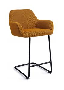 Jesper Home Barkruk Hiroo Arch Black - Groovy Garam (zithoogte 66cm)