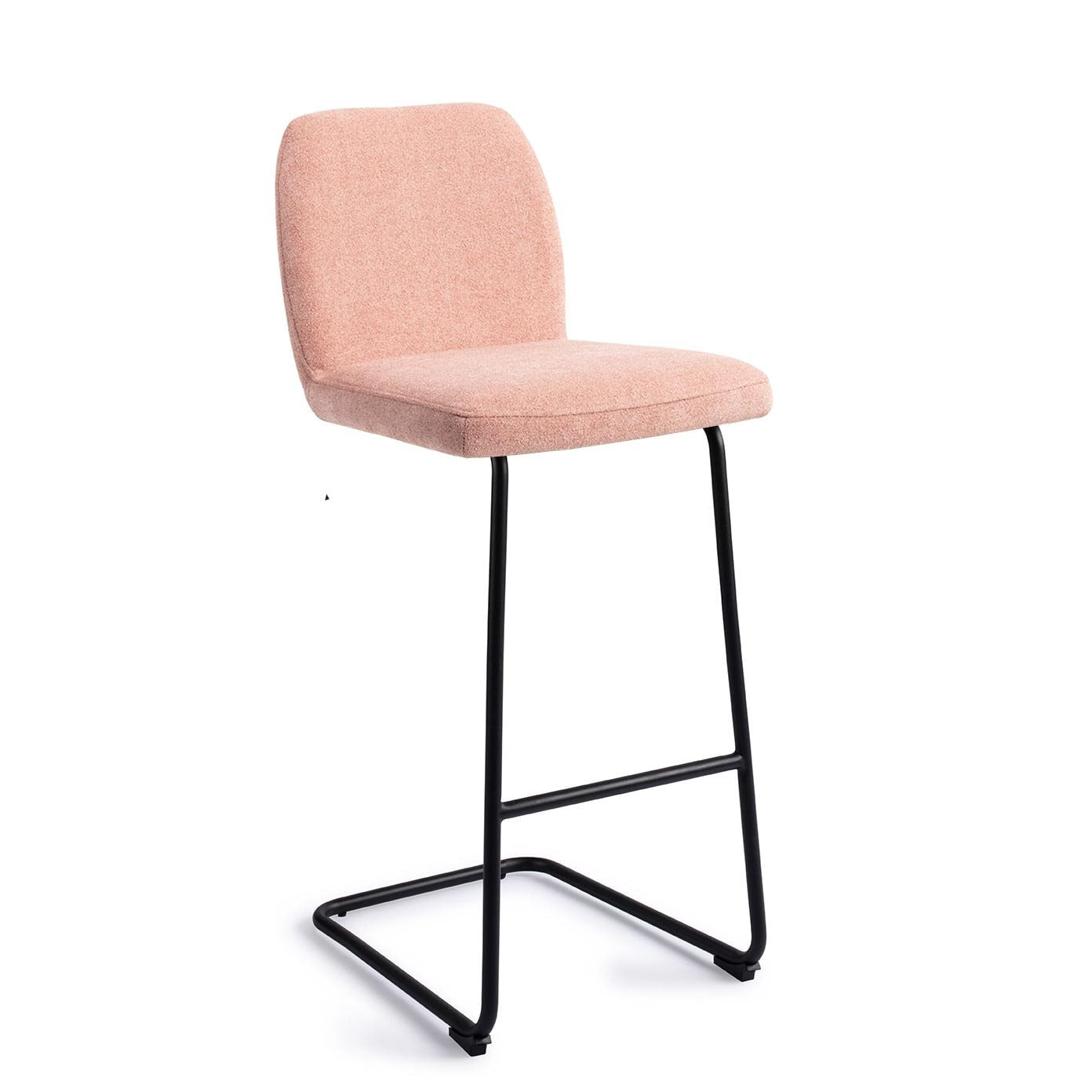 Jesper Home Barkruk Ikata Arch Black - Anemone (zithoogte 76cm)