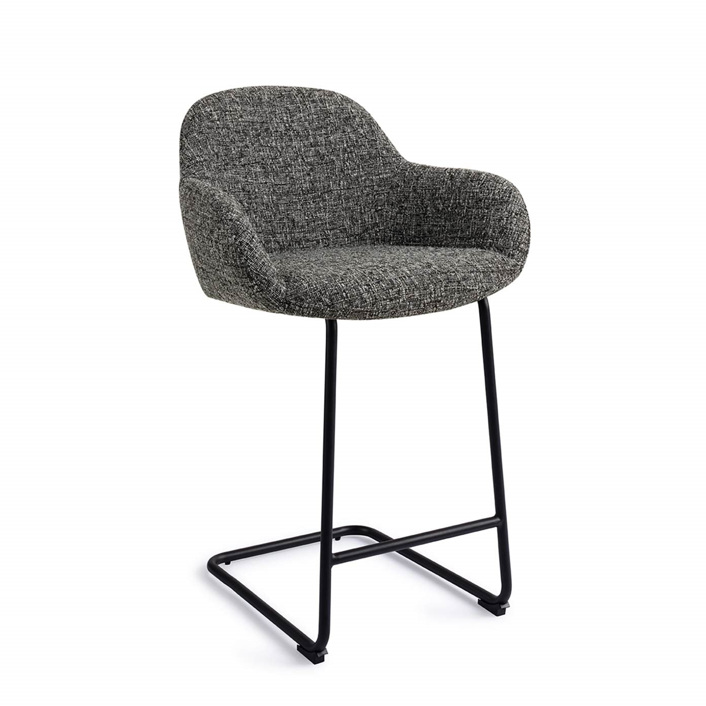 Jesper Home Barkruk Kushi Arch Black - Skyfall (zithoogte 68cm)