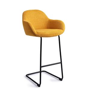 Jesper Home Barkruk Kushi Arch Black - Sweet Corn (zithoogte 78cm)