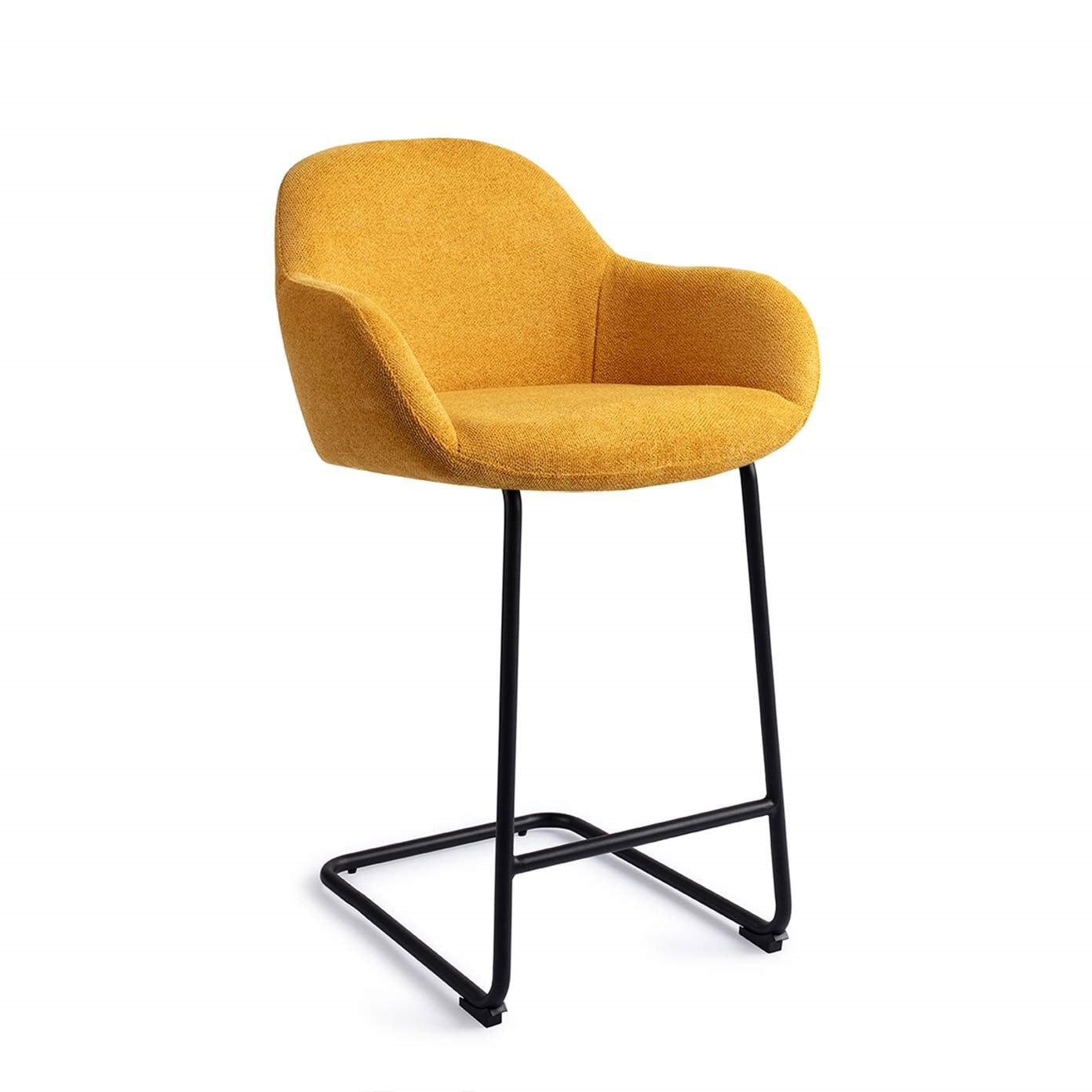 Jesper Home Barkruk Kushi Arch Black - Sweet Corn (zithoogte 68cm)