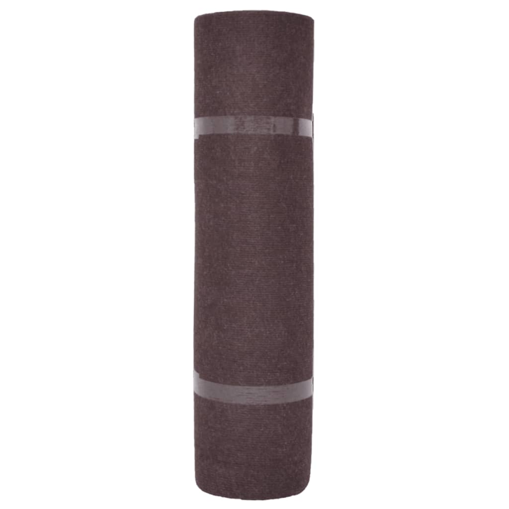 vidaXL Tapijt 1,2x20 m ribstof bruin