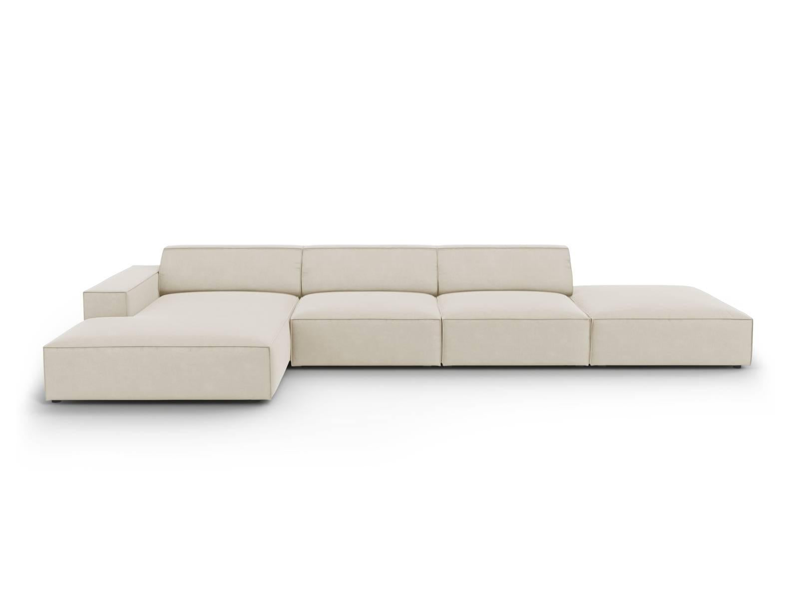 Micadoni 6-zits hoekbank Jodie velvet links | 