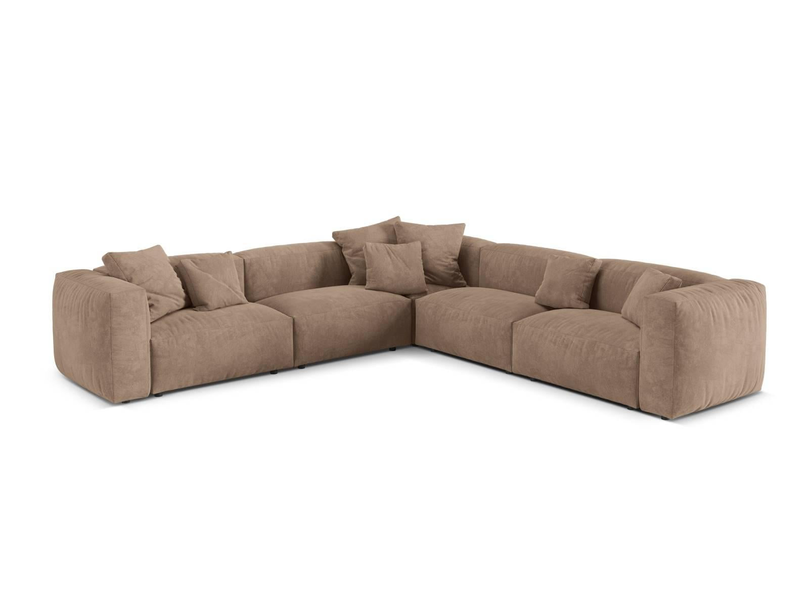 Micadoni 5-zits hoekbank Martina velvet | 