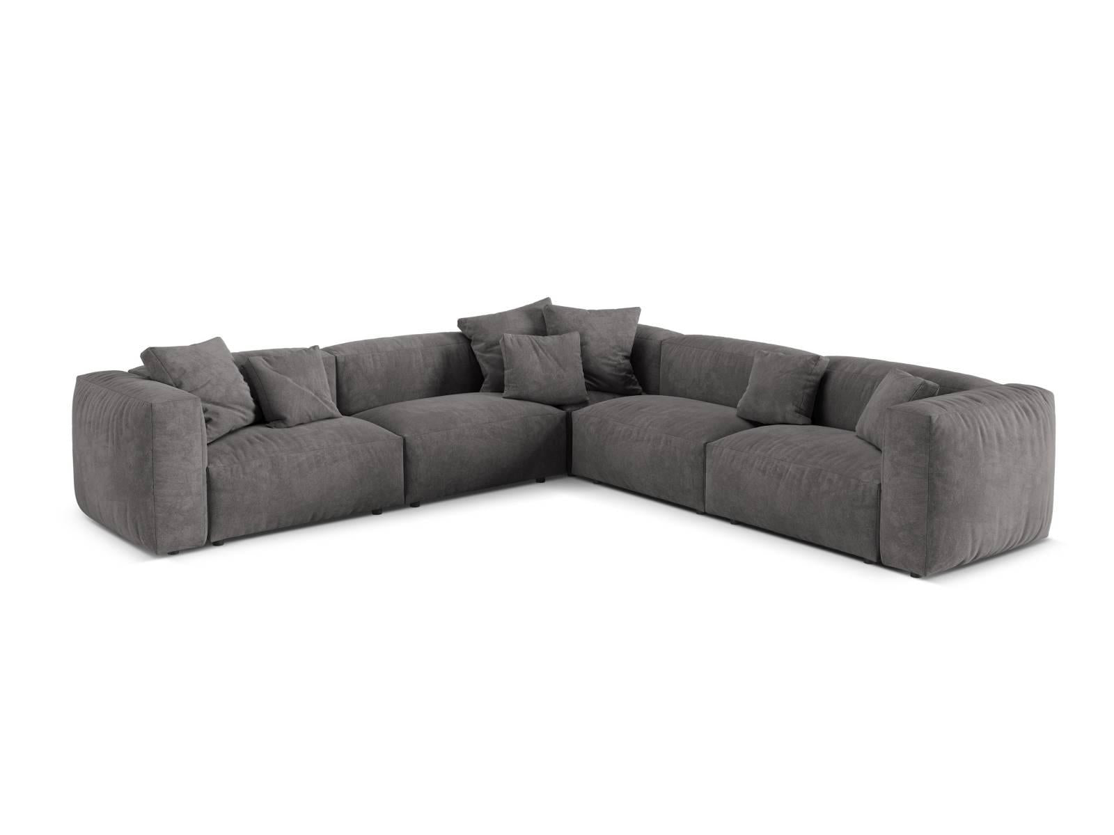 Micadoni 5-zits hoekbank Martina velvet | 