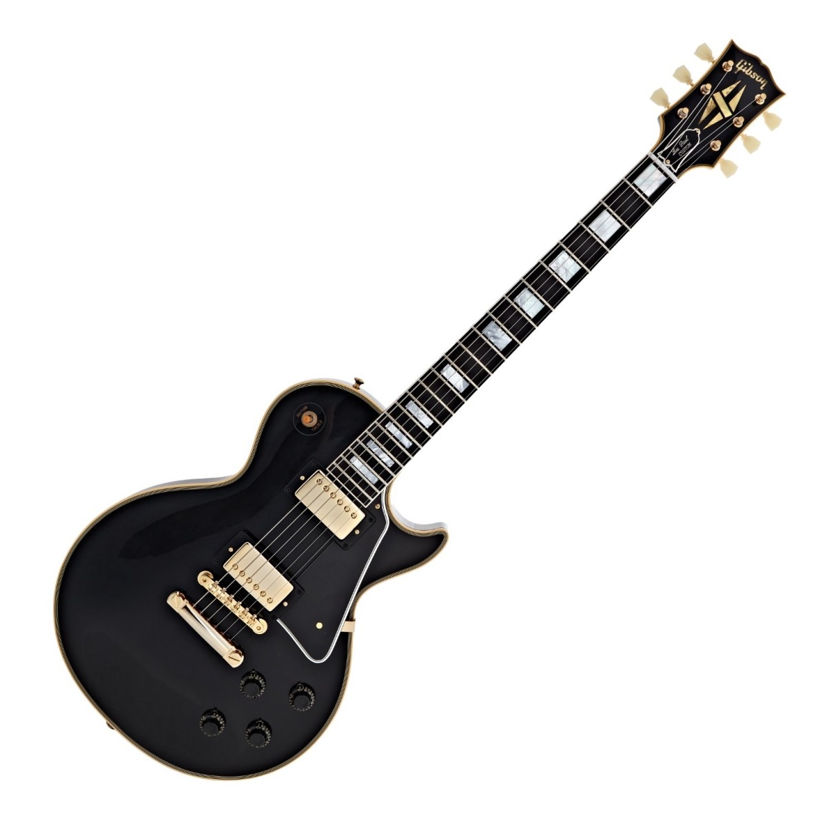 Gibson Custom Shop Gibson Custom 1957 Les Paul Custom Reissue 2-Pickup VOS Ebony #75674