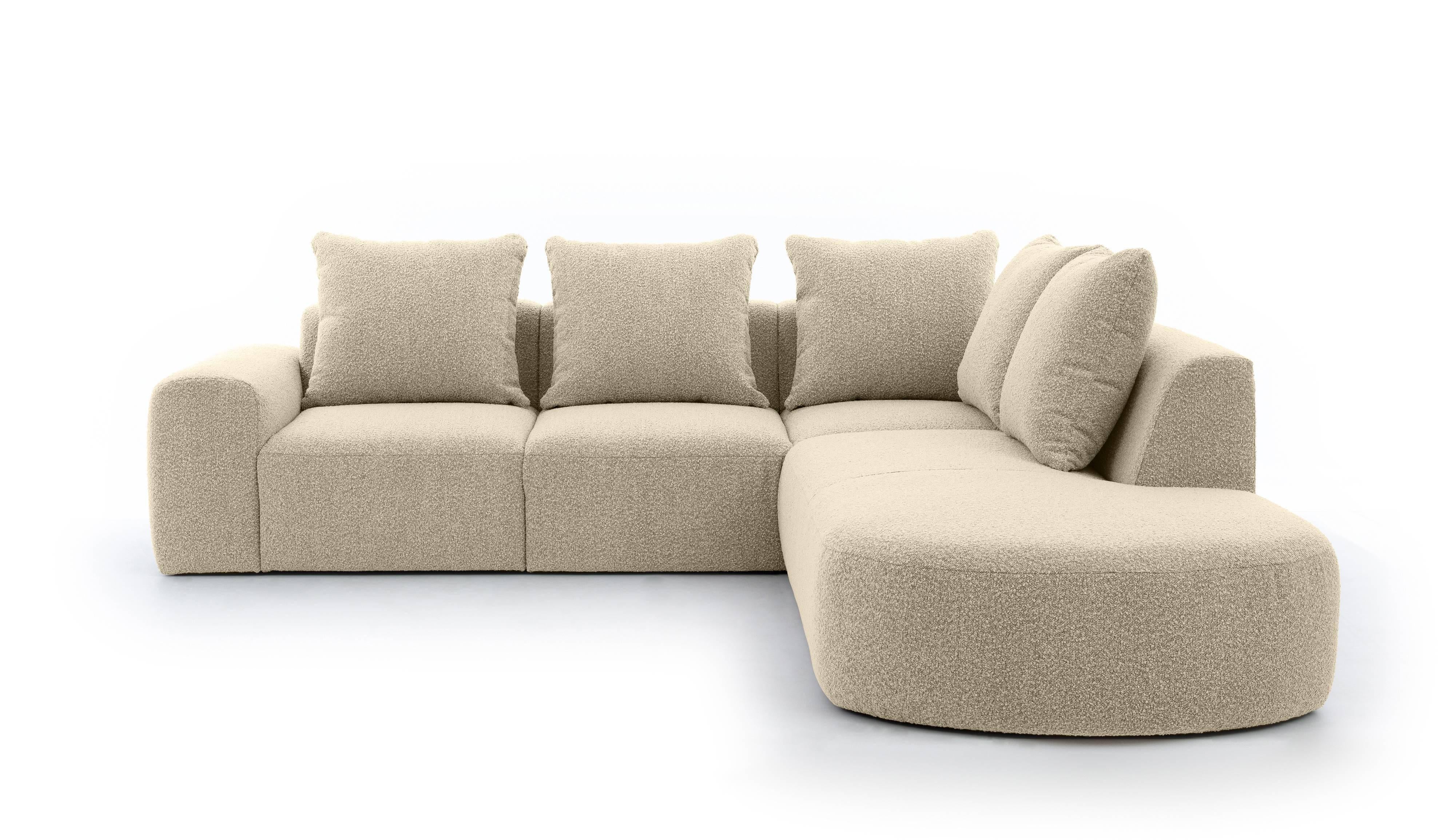 NADUVI Collection Hoekbank Arrezzo Big rechts velvet | 