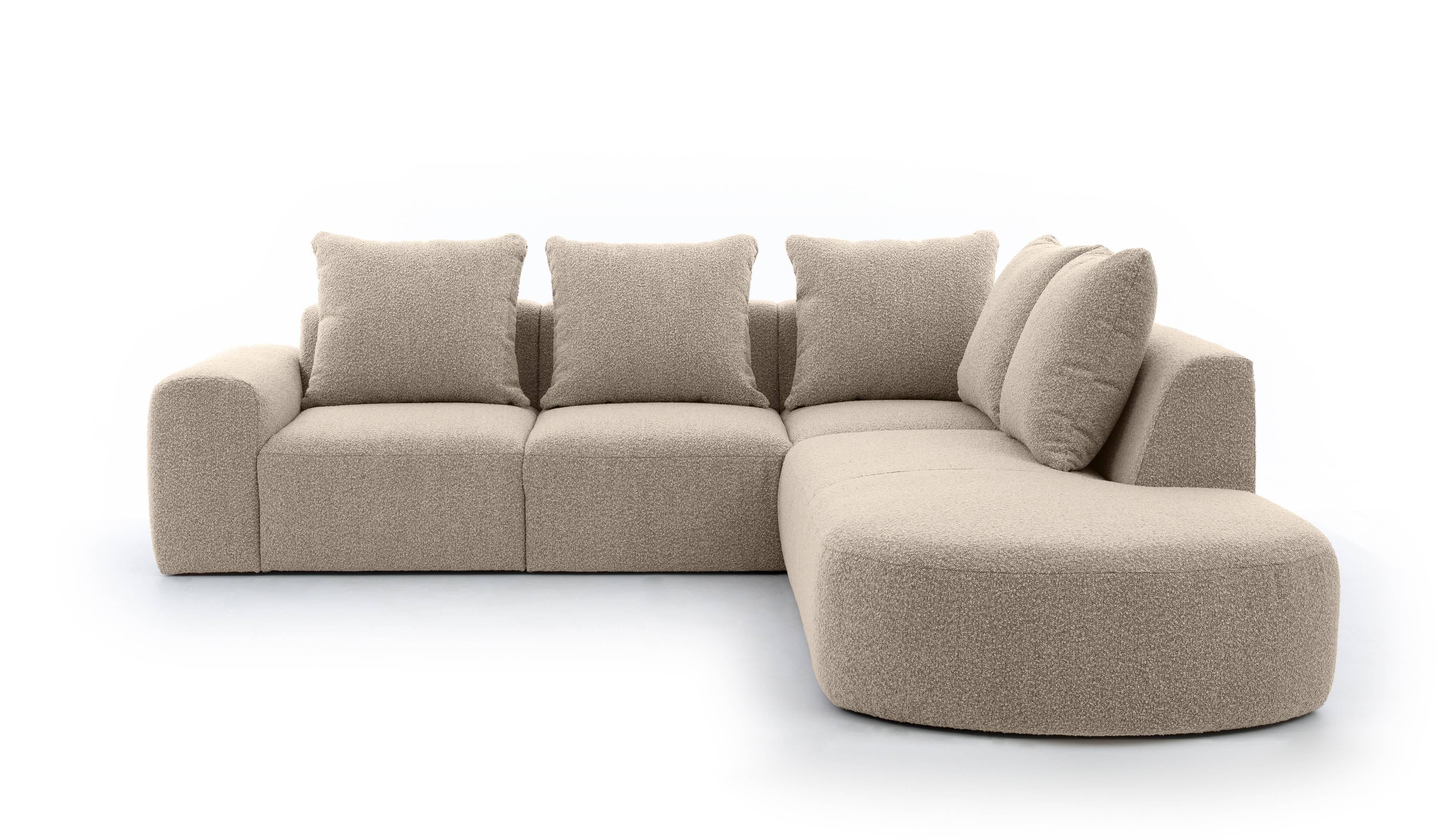 NADUVI Collection Hoekbank Arrezzo Big rechts velvet | 