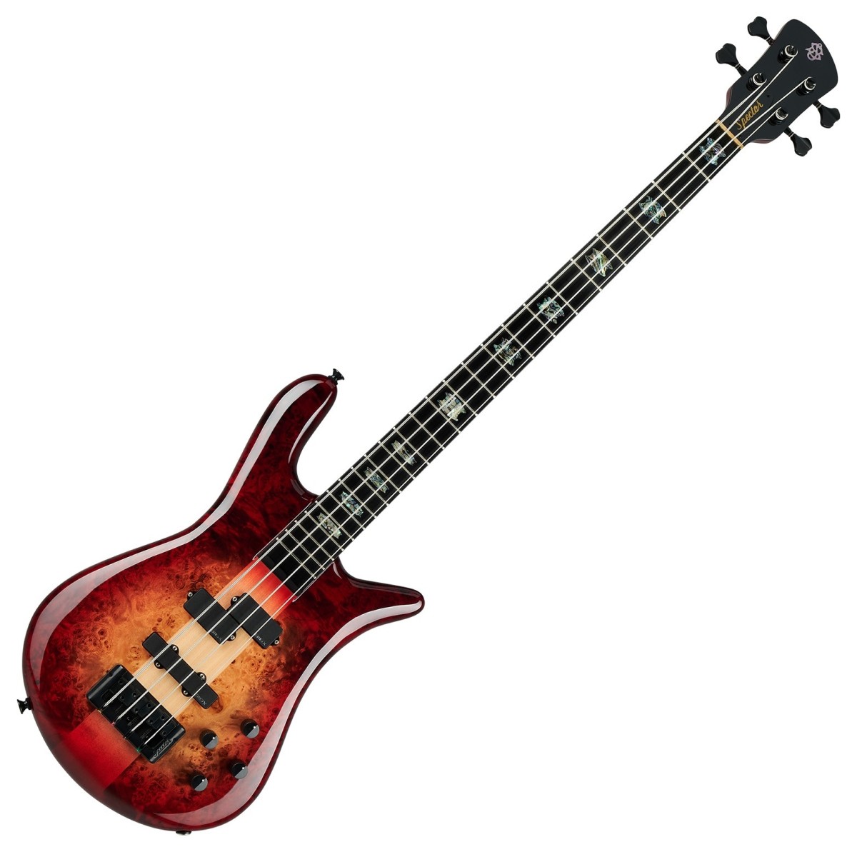 Spector Euro 4 CST Active Bass Natural Red Burst Gloss
