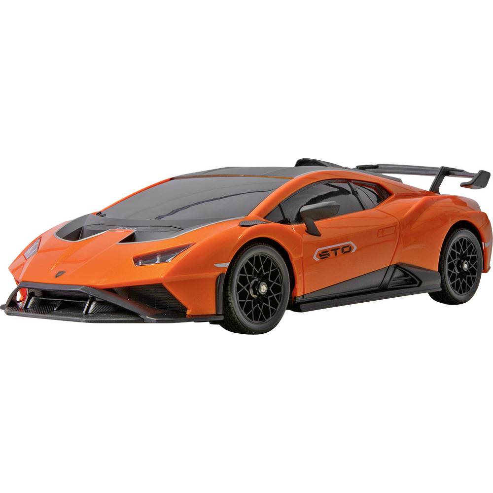 Amewi 1:18 RC auto Elektro Drift Lamborghini Huracan STO Drift Car Oranje Brushed 4WD RTR 2,4 GHz Incl. accu en laadkabel, Incl. batterijen, Voordeelset