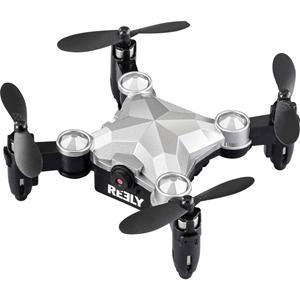 Reely Suitcase mini drone Drone (quadrocopter) RTF Beginner, Luchtfotografie Zilver-zwart