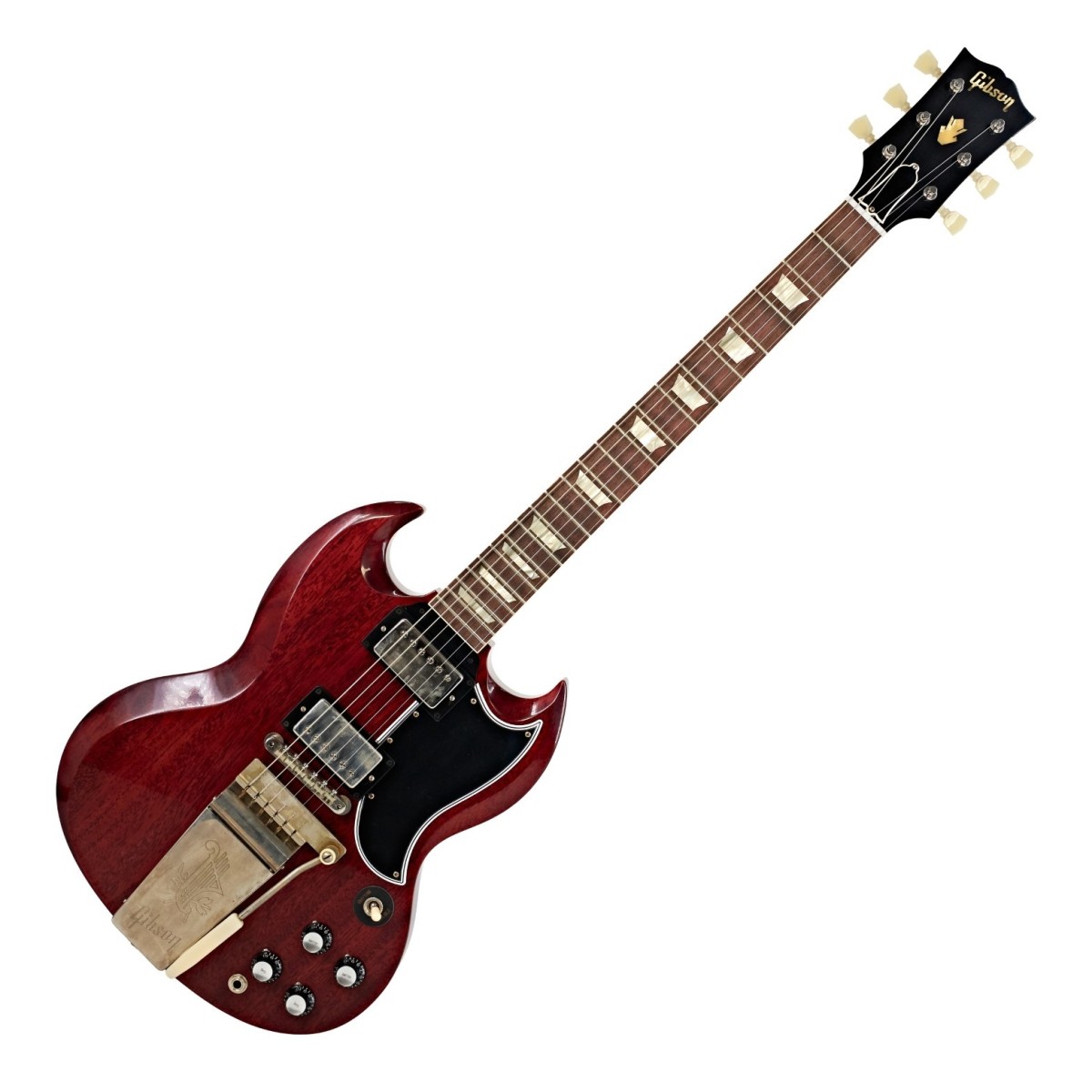 Gibson Custom Shop Gibson Custom 1964 SG Standard Reissue Maestro Vibrola VOS Cherry Red #500554