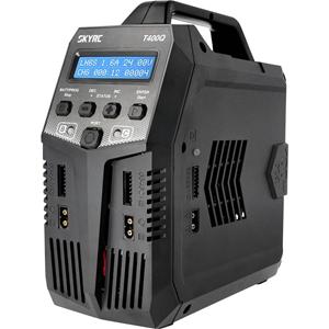 SKYRC T400Q AC/DC Modelbouwoplader 12 A Lood, LiFePO, LiHV, Li-ion, Li-poly, NiCd, NiMH