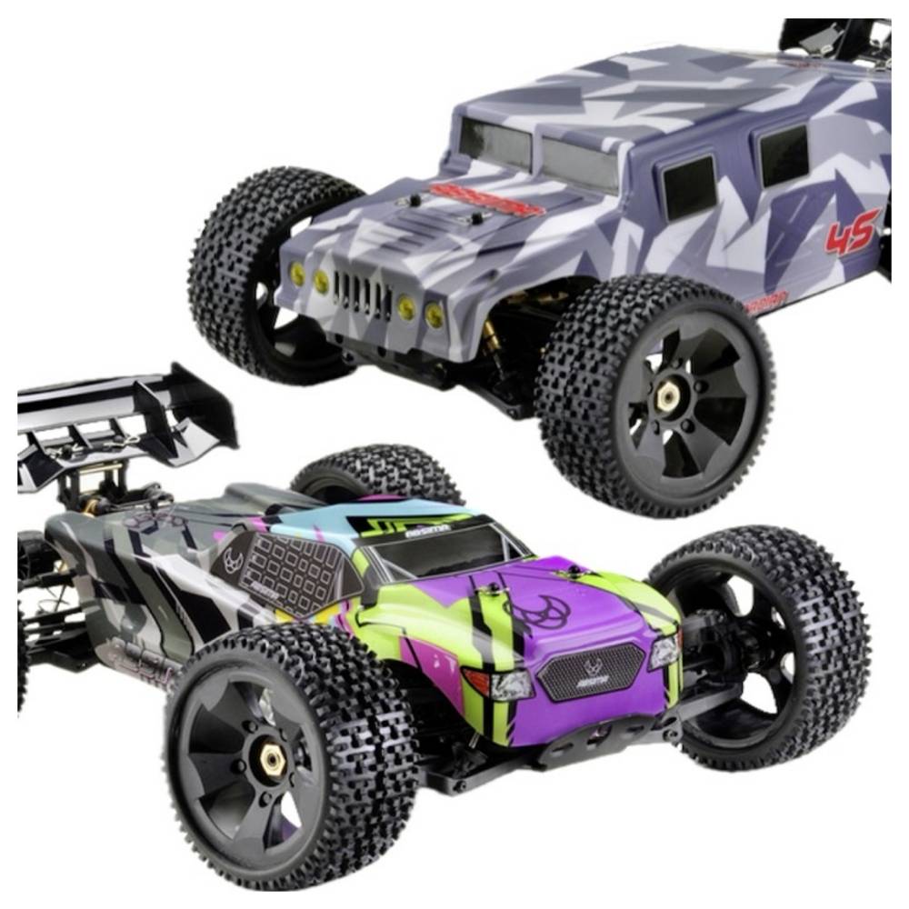 Absima 1:8 Truck TORCH/GUARDIAN 2in1 4S RTR Neon, Wit Brushless 1:8 4WD 2,4 GHz
