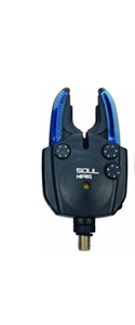 Soul Nero Bite Alarm - compacte beetmelder met blauwe LED en nachtverlichting