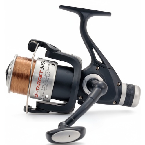 Pro-Target 5000RD met lijn - robuuste vismolen met achterrem en nylonlijn