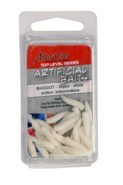 Top Level Artificial Maggot 30 stuks Wit