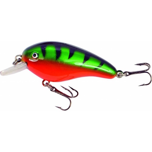 Predox Little Joe 6CM - drijvend kunstaas met ratel en levendige actie Green Perch