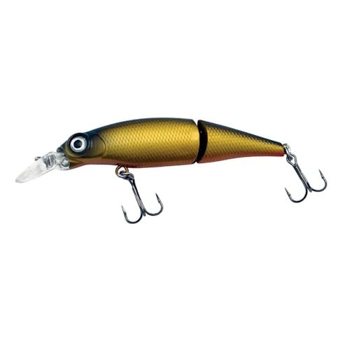 Predox XS-Pro Twin Dart 9,3CM 9g - drijvende plug met krachtige actie en holografische afwerking Golden Dawn