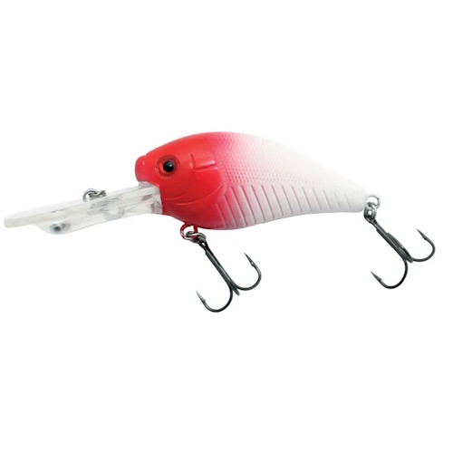 Predox XS-Pro Mach1 DR 9CM 13g - drijvende plug met diepe duikactie en holografische afwerking Red Head