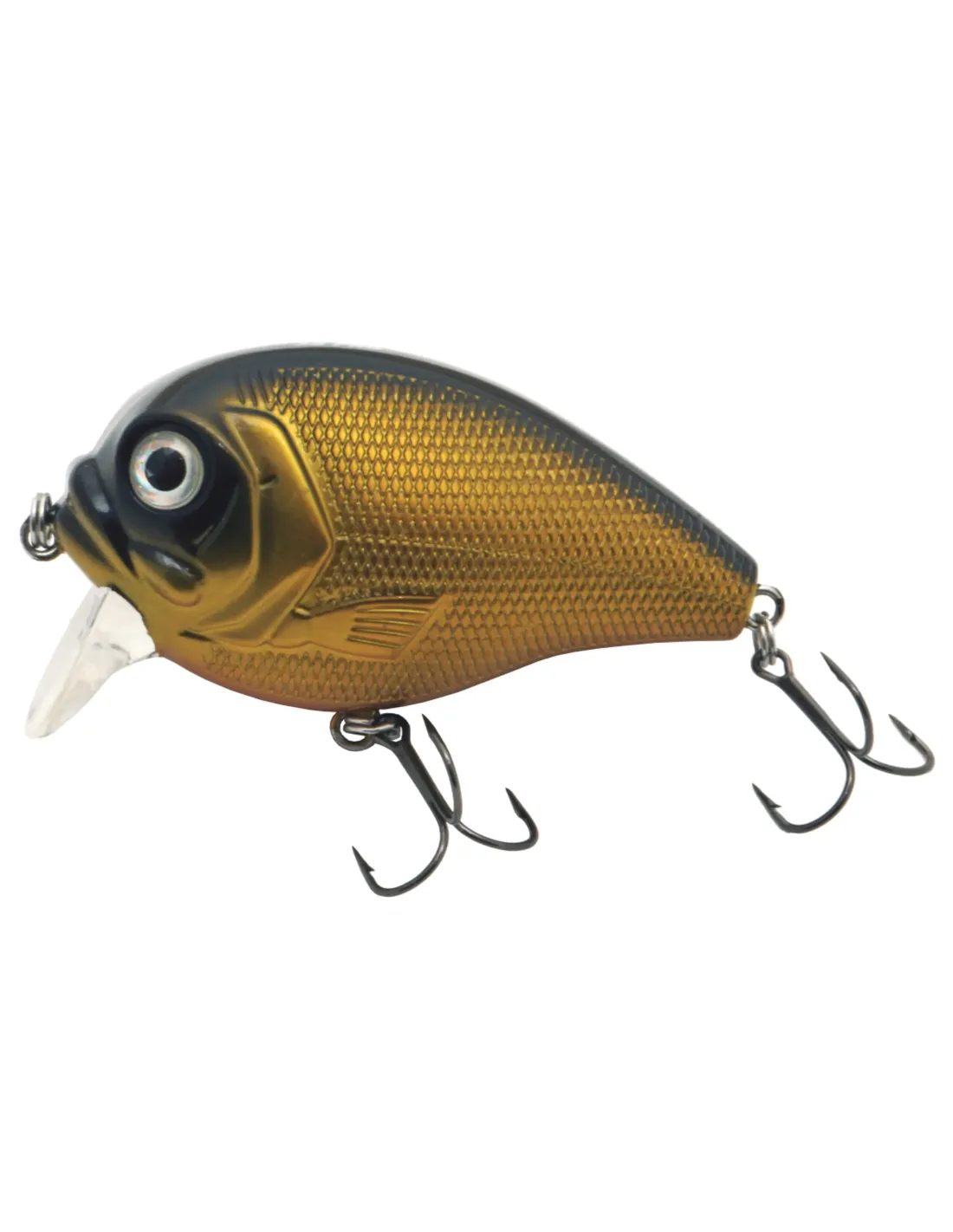 Predox XS-Pro Fat Bob 7CM 24g – Drijvende crankbait met holografische afwerking en black nickel dreggen Golden Dawn