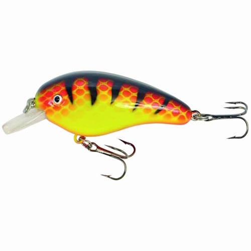 Predox Little Joe 6CM - drijvend kunstaas met ratel en levendige actie Orange Tiger