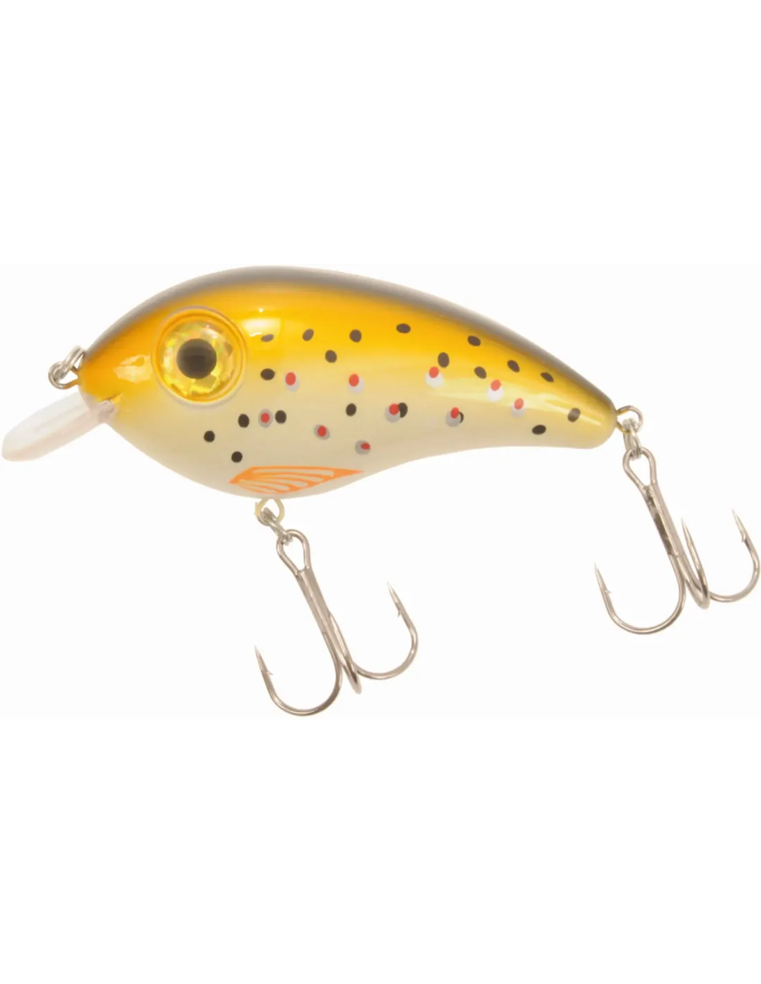 Predox Big Eye Joe Plug 11,5 cm – Drijvende plug met ratelgeluid voor snoek en snoekbaars Brown Trout