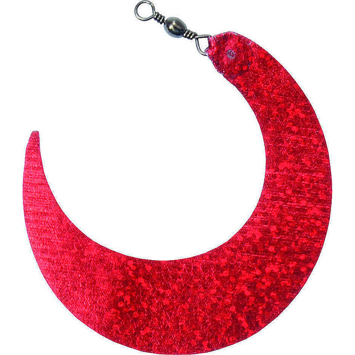 Predox Wiggle Tail Red Holo – Wiggle Tail met wartel voor streamers en kunstaas L