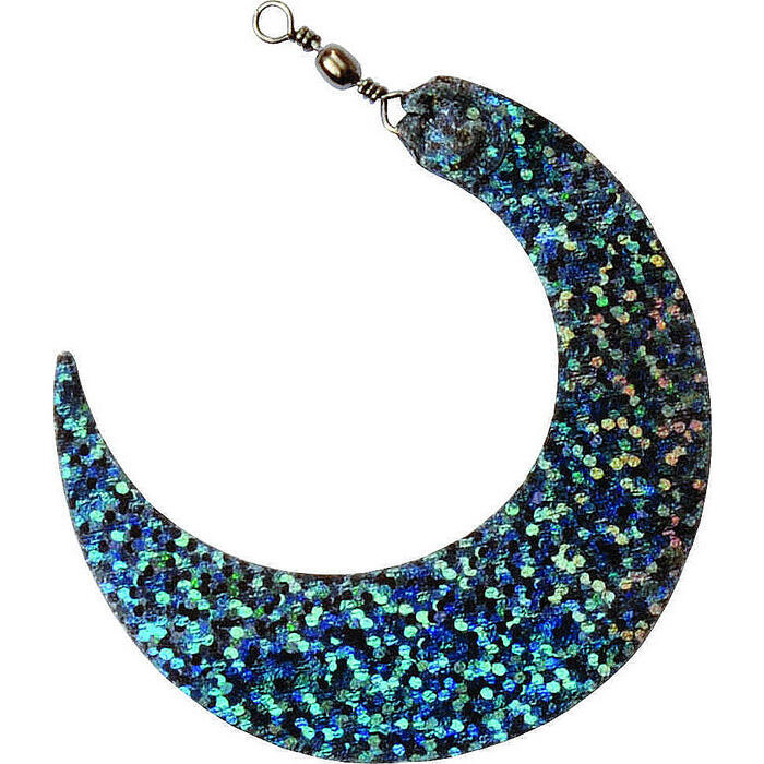 Predox Wiggle Tail Black Holo – Wiggle Tail met wartel voor kunstaas en streamers XXL