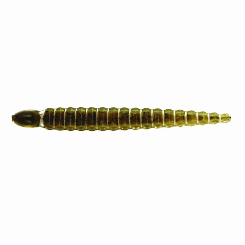 Keitech Custom Leech 3 (7,5 cm) Softbait - 10 stuks Green Pumpkin PP 101C